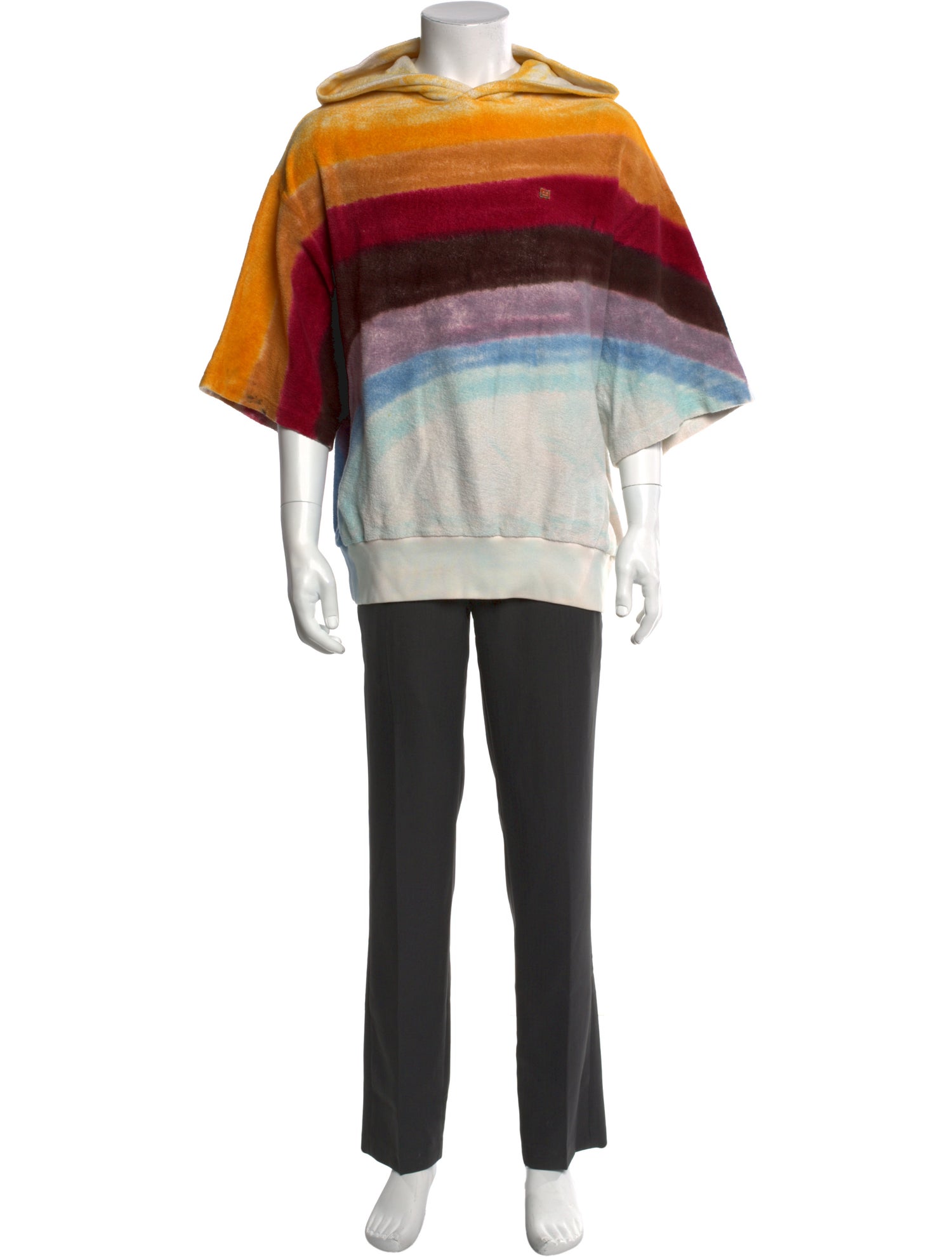 Acne Studios Striped Crew Neck Hoodie